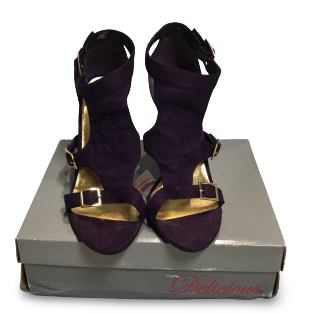 Delicious Purple Sandals - Picture 2 of 6
